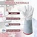 CryoKing -482℉/-250℃ Cryogenic Gloves, LN2 Dewars Liquid Nitrogen Freezer Dry Ice Cryo Antifreeze Gloves for Liquid Nitrogen (1 Pair, 14 inch)
