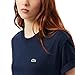 Lacoste Women's Relaxed Fit Soft Cotton T-Shirt, Navy Blue, 8