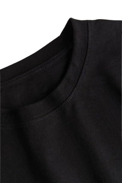 Generic Oversized Anime Graphic T-Shirt for Men blk - Image 3