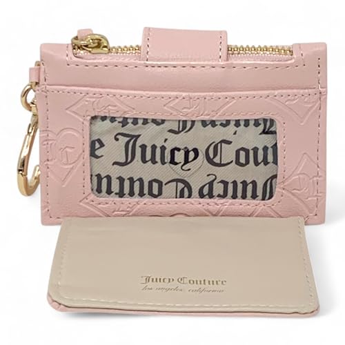 Juicy Couture Women's Glitz Out Wallet Collection (Tab Elongated Card Case, Liquorice)3
