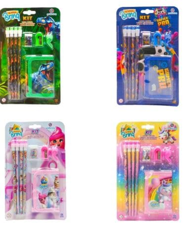 Kit Escolar Infantil Carteira Gamer Dinossauros Unicórnios (Gamer)