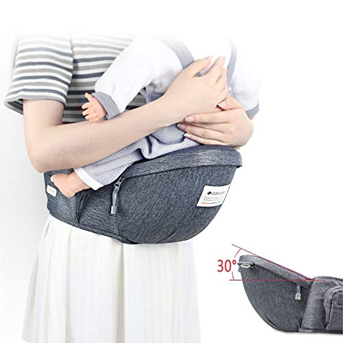 Baby Hip Seat Carrier,Baby Waist Seat with Adjustable Strap and Pocket,Baby Carrier Waist Stool Convinient Baby Front Carrier for 3-36 Month Baby