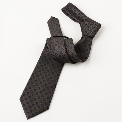 Image of Alizeal Mens Vintage Solid Plaid Tie with Pocket Square 3.15inches Necktie Set