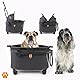 MY DUQUE – Coco II Faltbare Hundebox für kleine Hunde und Haustiere bis 8 kg | Transportbox Katze mit Rollrädern | Kratz- und reißfest aus Polyester und Mesh | Leichtgewichtiger Hundewagen