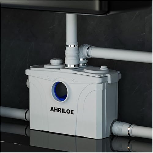 Ahriloe 900W Macerator Pump, Sewage Pump With 2 Outlets/5 Inlets, Toilet Macerating Pump For Basement thumb #7