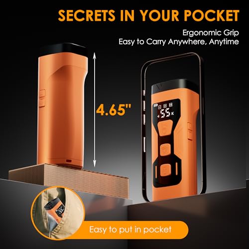 Image of Dog Bark Deterrent Devices, 3X Ultrasonic Anti Barking Device for Dogs, 4 Frequencies 5 Training Modes 65ft Safer Alternatives to Bark Collars (Amber Orange)