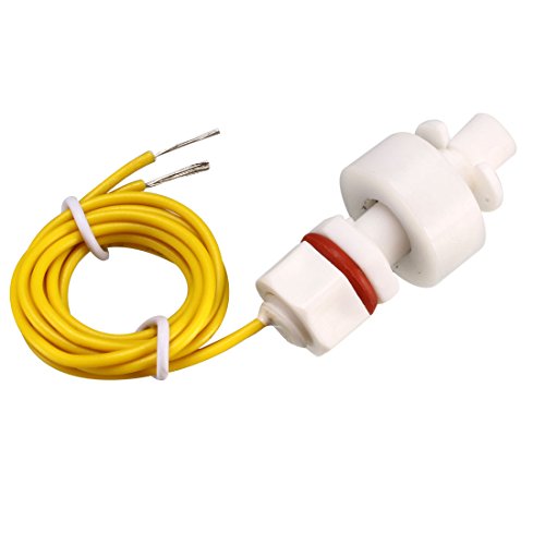Sourcingmap PP Float Switch for Water Pump Tank Liquid Water Level Sensor M8 37mm Length 5pcs, White, ZP2508 - Image 3