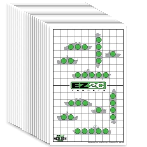 EZ2C Style RD09 Shooting Target - Sink The Boats Paper Targets for Shooting Range 11