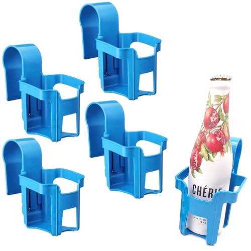 KQWVZ Portavasos De Piscina, 4 Piezas Portavasos Junto A La Piscina, Portavasos Piscina Desmontable, Soportes De Plástico para Vasos De Piscina para Colocar Objetos Pequeños en el Borde de la Piscina