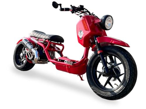ICEBEAR MADDOG Generation 5 50CC Moped Scooter | PMZ50-22 GEN V (RED)