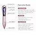 Nuzzy Pen for Skin, Advanced Beauty Pen, Portable and Rechargeable Tools to Use at Home (Gold)