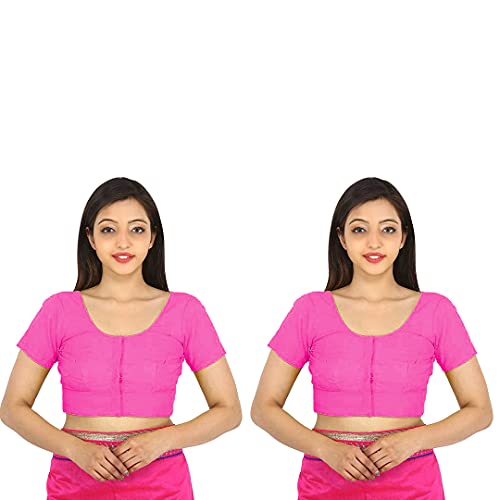 Image of Namita Women's Rubia Cotton Solid Half Sleeve Blouse