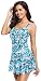 SHEKINI Bañador con Falda Traje de Baño de Una Pieza Monokini con...