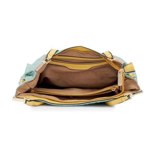 Image of Caprese Shyla Hobo Bag, Large | Self Designed Shoulder Bag for Women with Easy Front Access Pocket | Secure Top Zip | Perfect for Casual & Daily Use