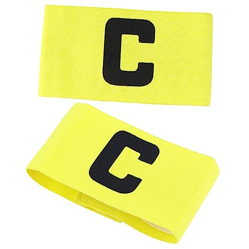 BCOATH Captain's Arm Band Set Soccer Team Accessory Football Arm Band Youth Size Comfortable Fit