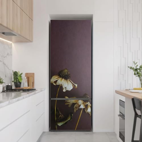 Decoraciones para el Frigorífico Impermeable 70x190 cm Vinilo Cocina Adhesivo Lavable 3