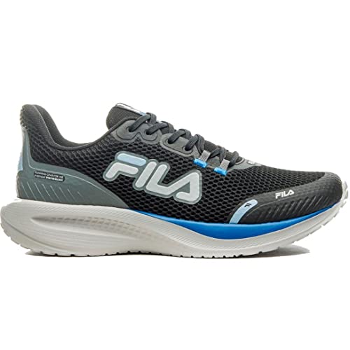 Tenis Fila Athlon Masculino,Preto/Royal/Azul Claro,41