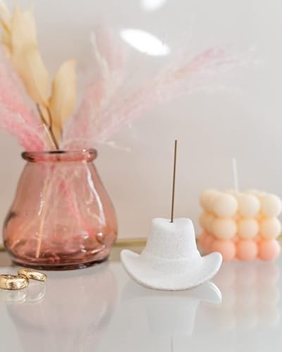 Havenstone Home HVN8 Ceramic Cowboy Hat Incense Holder thumb #5