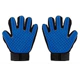 Tamaño: 22 * ​​19 cm. Tipo: Perros. Material: Plástico. Color: azul, rojo, verde, morado. Guantes para la eliminación del vello del gato: Guante de silicona para mascotas.