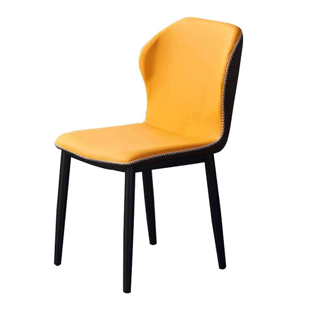 Chaise de bureau et salon en similicuir orange pour une touche colorée chic