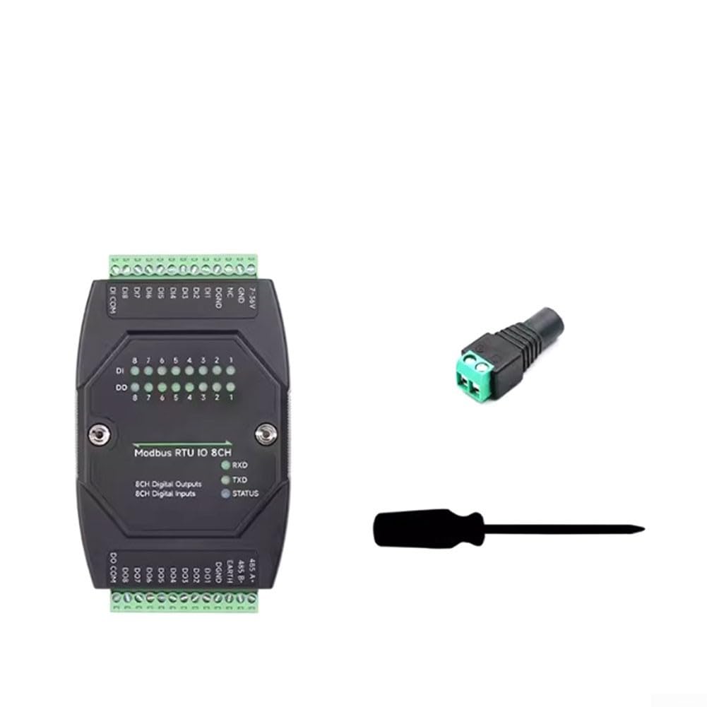Optoacoplador de 8 canales CC 7-36 V NPN para optoacoplador pnp, módulo de aislamiento 8 CH para señal SPS industrial, controlador I/O de 8 canales, riel DIN de 8 vías, entrada digital, salida 500 mA