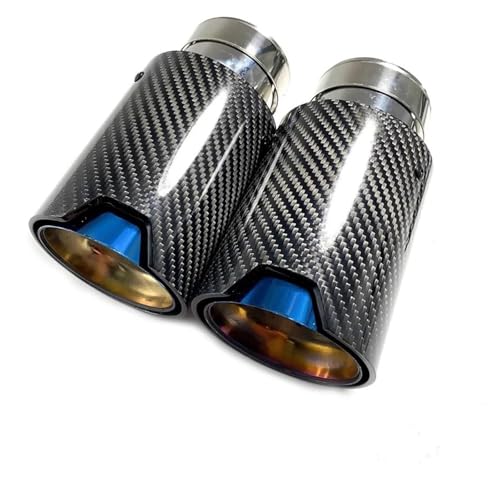 Puntas de escape de carbono azul para BMW M4 F82 M3 F80 para lucir en ruta y concentraciones