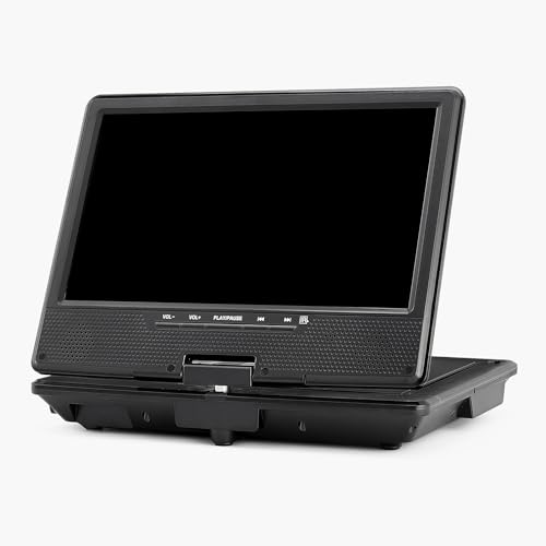 Happybuy Portable DVD Player - A Compact and Versatile Entertainment Device! Boasting a 9 - inch HD Swivel Display Screen with an 800 x 480 Resolution, it Offers Clear visuals