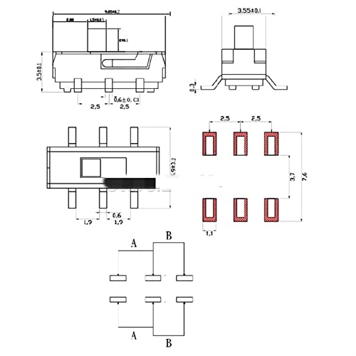 Micro interrupteur miniature contre les pannes de manettes et circuits SMD - 3