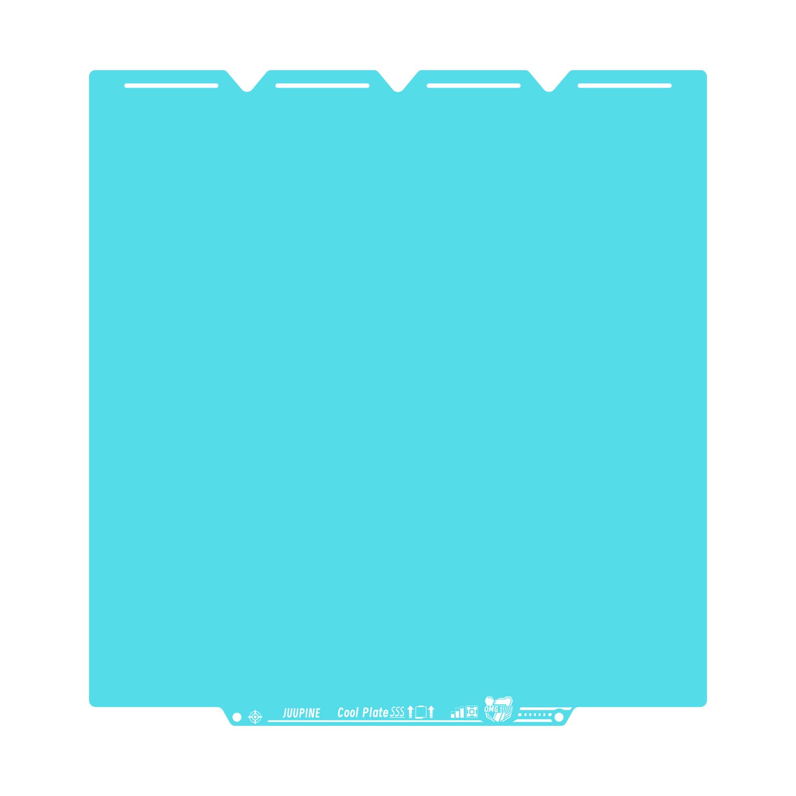 OMG Cool Plate For Snapmaker U1 Texture PEI Glacier Plate 270x270mm Double-Sided Printing Platform, Flexible and Detachable Heatingbed Made of Spring Steel for Snapmaker U1 3D Printer Parts