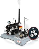 Wilesco Dampfmaschine D18-500 cm³ Kessel mit Dynamo-betriebener Laterne - Hochwertiger Motor für Erwachsene und Kinder - Leistungsstarke Dampfmaschinen 350 x 290 x 320 mm