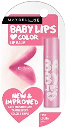 Maybelline New York Baby Lips Lip Balm, Pink Lolita