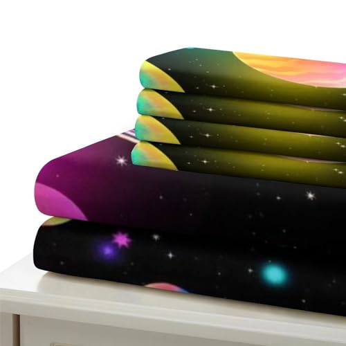 Funda nórdica Vía Láctea antiarrugas de microfibra 3D para simplificar el lavado diario 6
