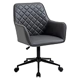 DESGIN ERGONOMICO: Sedia da ufficio con schienale ergonomico, seduta imbottita con spessa gommapiuma e rivestimento in microfibra, garantisce un comfort ottimale.