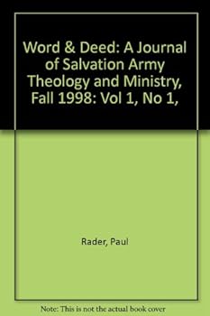 Word and Deed: A Journal of Salvation Army Theology and Ministry