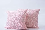 Home Living Essentials Pack of 2, 100% Cotton Decorative Square Throw Pillow Covers Pillowcase, Pais