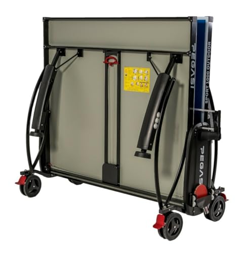 Pegasi Outdoor-Tischtennisplatte 1000 - Grün - Tischtennis - Outdoor Spiele - Wetterfest - Klappbar - Original – Bild 4