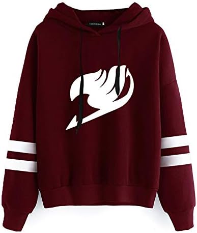 Women's Fairy Tail Print Hoodie Anime Fans Gift Cosplay Costume Pullover Sweatshirt