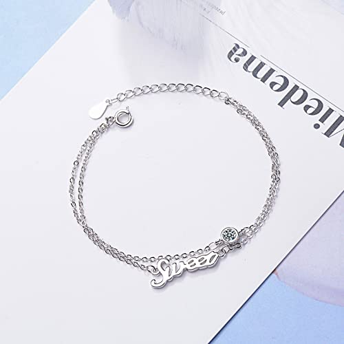 Men's Diamond Watch Sparkling Zircon Stone Bracelet Cuffs Jewelry For Women Girls Gifts Exquisite (Silver, One Size) #TOP6