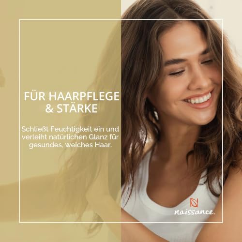 Foto von Naissance Süßes Mandelöl (Nr. 215) 100ml - Vegan, Gentechnikfrei - für Haar und Körperpflege, Aromatherapie und als Basisöl für Massageöle