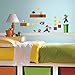 RoomMates RMK2351SCS Nintendo New Super Mario Bros Build a Scene Peel and Stick Wall Decals, Multicolored