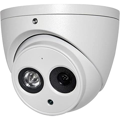 6MP Security PoE IP Camera, Outdoor UltraHD Dome Camera with Built-in Mic, 165ft IR Night Vision, Smart H-2-6-5, IP67 Weatherproof, WDR, 3D DNR(2.8mm) Cover