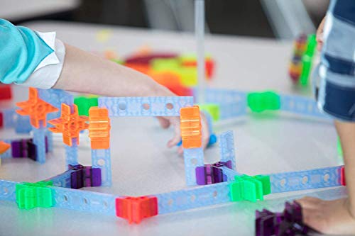 Brackitz Steam Education Center | Stem Construction Building Block Toy | Sensory Learning Toys For Children Prek-6 | 1224 Pc Set #TOP7