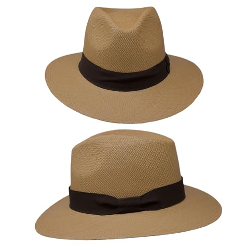 Image of Gamboa Sun Protection UV UPF50+ Original Panama Hat for Men Women Straw Hats Sombrero Hombre Mujer para Sol
