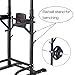 K KiNGKANG Power Tower with Cushion Adjustable Height Multi-Function Home Strength Training Fitness Workout Station, T056
