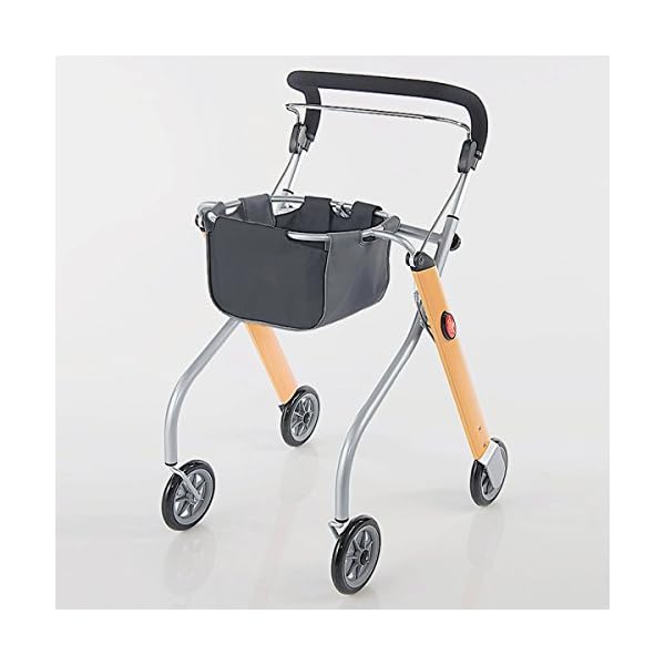 Trust Care 9320 Wohnraum - Rollator Let's Go in Holz/Silber Optik
