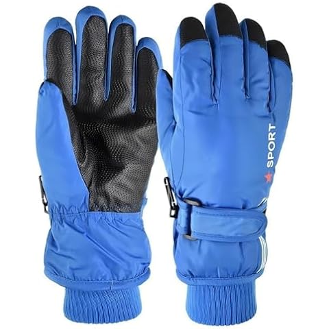 Eohak Kids Winter Snow Ski Gloves - Boys Girls Warm Gloves Breathable Waterproof Gloves Outdoor Sports Gloves for 5-10Y… Cover