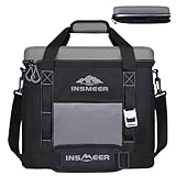INSMEER 60 Latas/40 litros Hielera Portátil, Bolsa Térmica Aislada, Bolsa de Refrigeración pequeña con Correa para el...