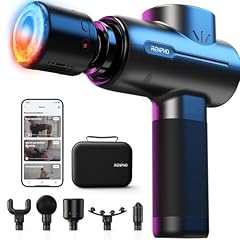 RENPHO Massagepistole mit Wärme und Kälte, Massage Gun mit App und 5 Massageköpfe, Tragbare Percussion Elektrische Handmassagepistole, Muskelmassagepistole für Männer und Frauen, Active+ Thermacool