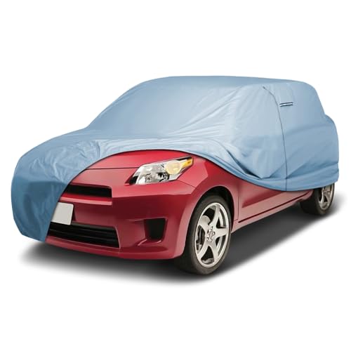 Image of iCarCover Premium Car Cover for 2008-2014 Scion XD Heavy Duty Waterproof All-Weather Automobiles Custom Fit Indoor Outdoor UV Snow Protection Covers with Straps and Bag