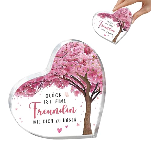 Regalo per Migliore Amica Decorazione Casa in Acrilico Cuore Regalo